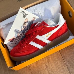 Gola Viper Orange/Red and White Sneakers